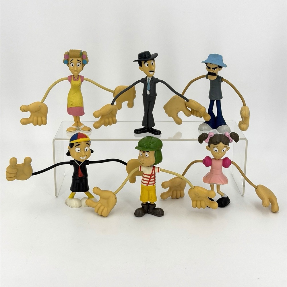 McDonal's Chavo del Ocho Complete Set Collection 6 Figures 2008 NICE Rare Vintag
